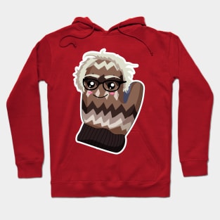 Bernie Sanders as Mittens - Knitted Mittens - Vermont Teacher Mittens Hoodie